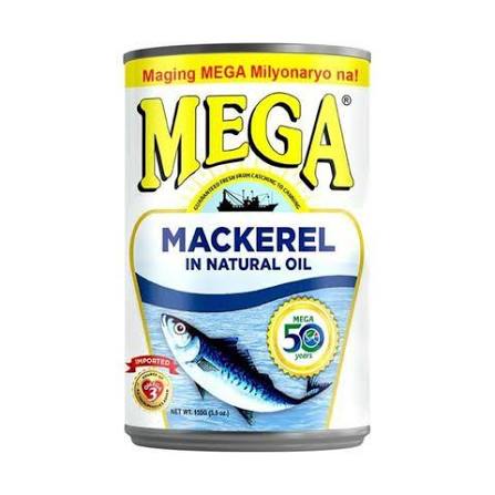 Mega Mackerel in Natural Oil