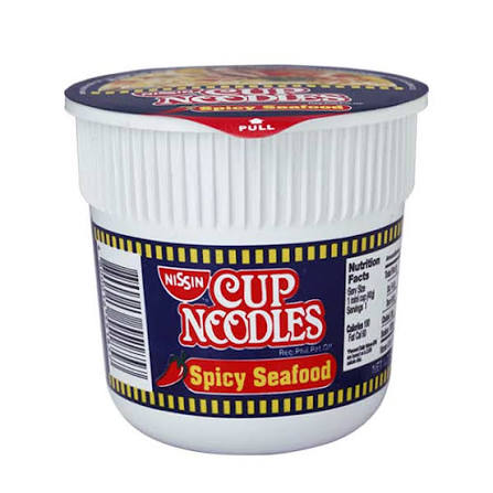 Nissin Cup Noodles Mini Spicy Seafood