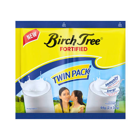 Birch Tree Fortified Milk Twin Pack