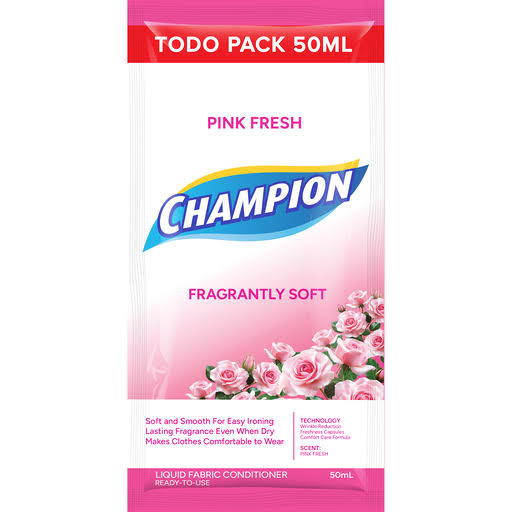 Champion Liquid Fabcon Pink Fresh