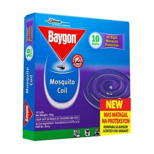 Baygon Mosquito Coil Scented 150g Box
